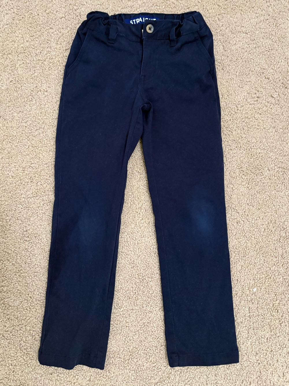 French Toast Navy Straight uniform Kids Pants